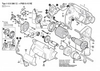 Bosch 0 603 338 5D9 Psb 5-15 Re Percussion Drill 230 V / Eu Spare Parts